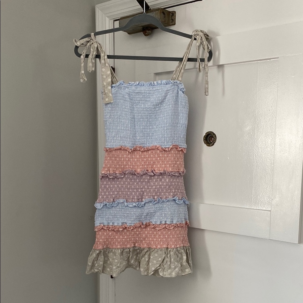 Storia Polkadot Form Fitting Summer Dress